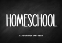 Homeschool Font - Featured Image