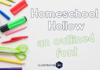 Homeschool Hollow Font - Featured Image