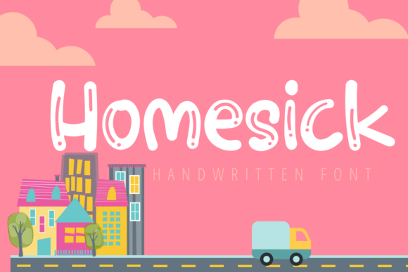 Homesick Font - Featured Image