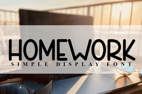 Homework Font Font - Featured Image