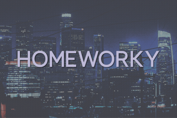 Homeworky Font - Featured Image