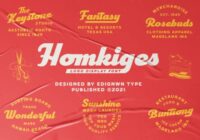 Homkiges Font - Featured Image