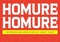 Homure Font - Featured Image