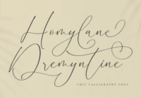 Homylane Dremyntine Font - Featured Image