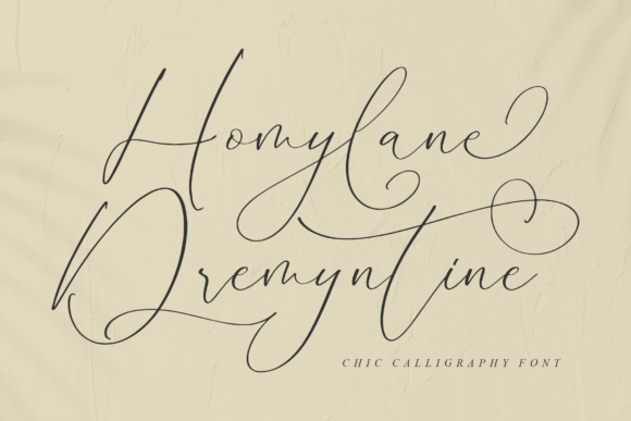 Homylane Dremyntine Font - Featured Image