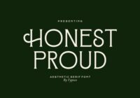 Honest Proud Font - Featured Image