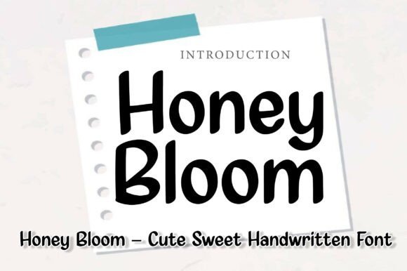 Honey Bloom Font - Featured Image