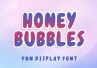 Honey Bubbles Font - Featured Image