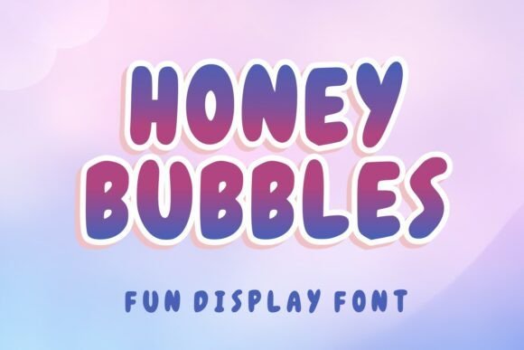 Honey Bubbles Font - Featured Image