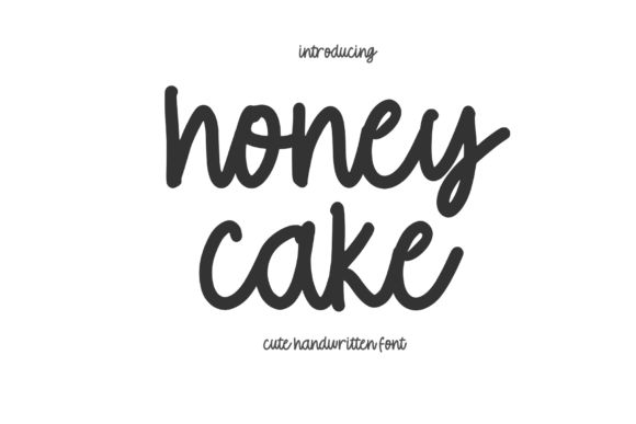 Honey Cake Font - Featured Image