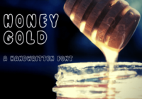 Honey Gold Font - Featured Image