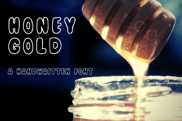 Honey Gold Font - Featured Image