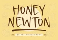 Honey Newton Font - Featured Image