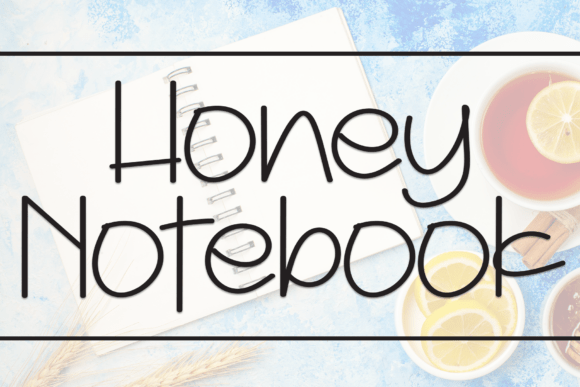 Honey Notebook Font - Featured Image