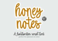 Honey Notes Font - Featured Image