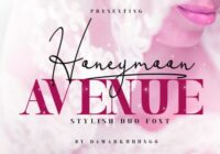 Honeymoon Avenue Font - Featured Image