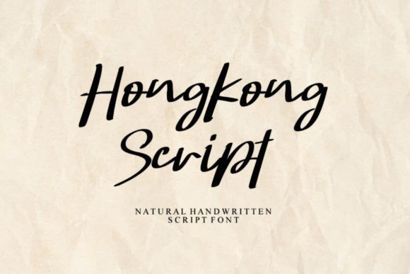 Hongkong Script Font - Featured Image