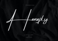 Honofly Font - Featured Image