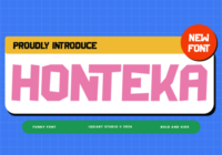 Honteka Font - Featured Image