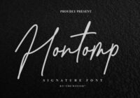 Hontomp Font - Featured Image