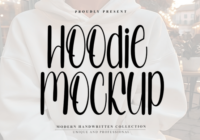 Hoodie Mockup Font - Featured Image