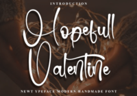 Hopefull Valentine Font - Featured Image
