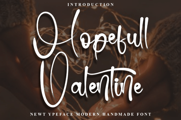 Hopefull Valentine Font - Featured Image