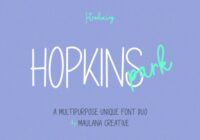 Hopkins Park Font - Featured Image