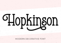 Hopkinson Font - Featured Image