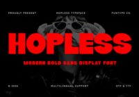 Hopless Font - Featured Image
