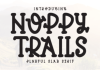 Hoppy Trails Font - Featured Image