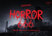 Horror 666 Font - Featured Image