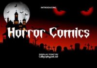 Horror Comics Font - Featured Image