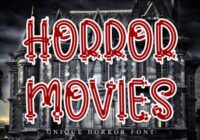 Horror Movies Font - Featured Image