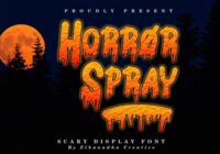 Horror Spray Font - Featured Image