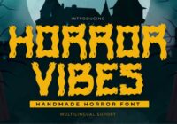 Horror Vibes Font - Featured Image