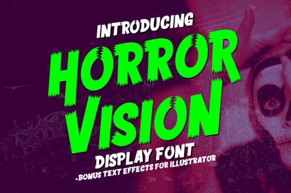 Horror Vision Font - Featured Image