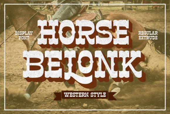 Horse Belonk Font - Featured Image