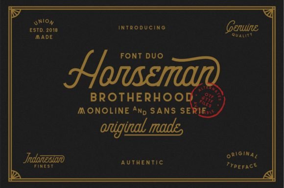 Horseman Font - Featured Image