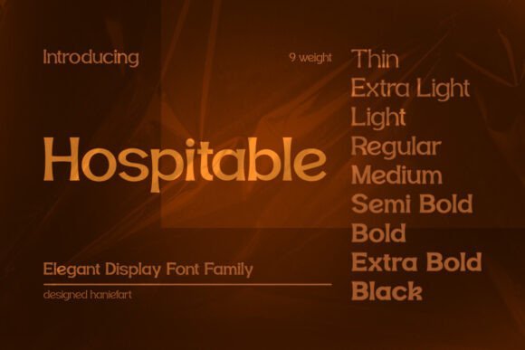 Hospitable Font - Featured Image