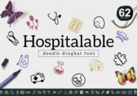Hospitalable Font - Featured Image