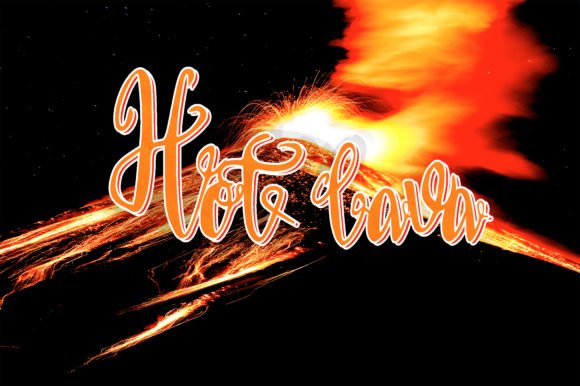 Hot Lava Font - Featured Image