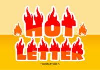 Hot Letter Font - Featured Image