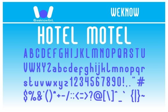 Hotel Motel Font - Featured Image