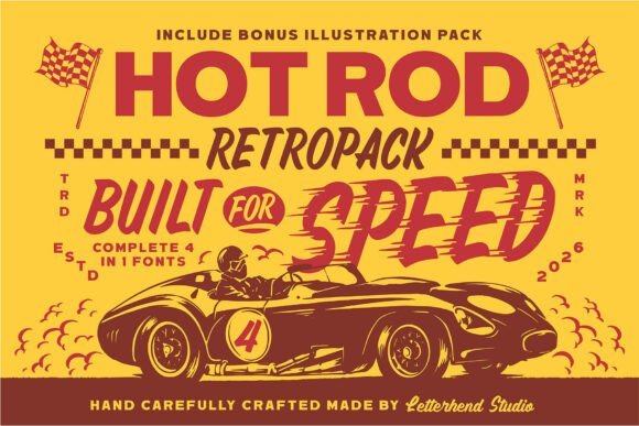 Hotrod Font - Featured Image