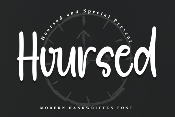 Hoursed Font - Featured Image