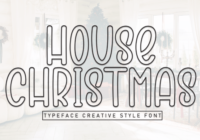 House Christmas Font - Featured Image