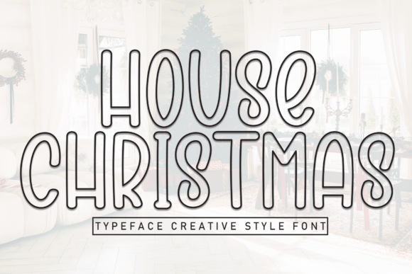 House Christmas Font - Featured Image