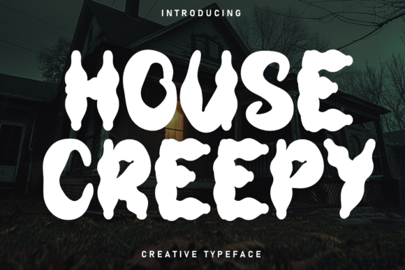 House Creepy Font - Featured Image
