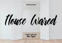 House Wared Font - Featured Image